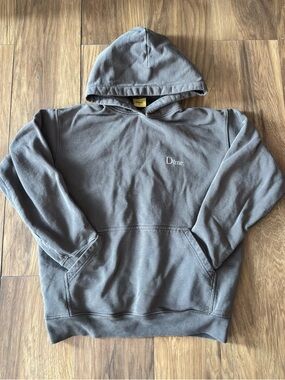Dime Men's Grey Hooded Sweatshirt